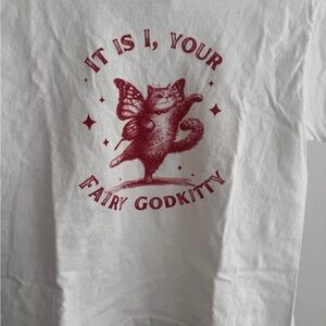 Fairy godkitty baby tee